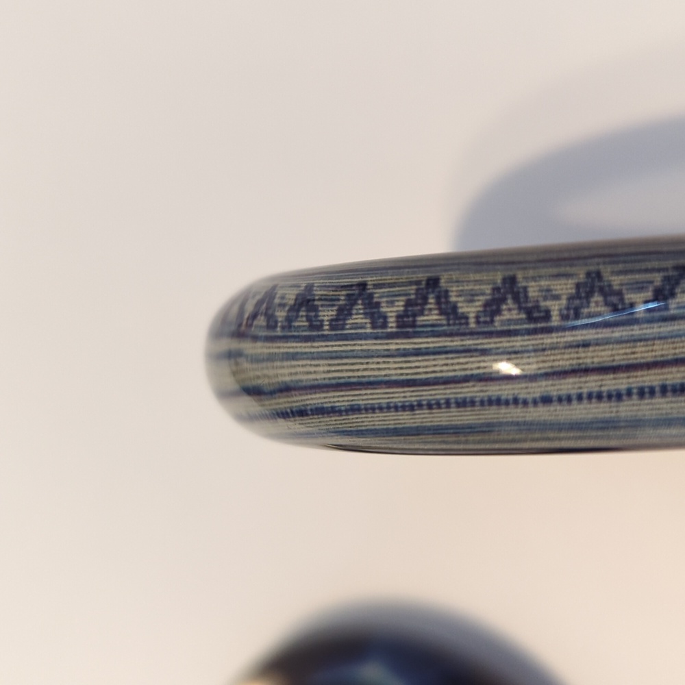 Two Blue Bangle Bracelets - image 6